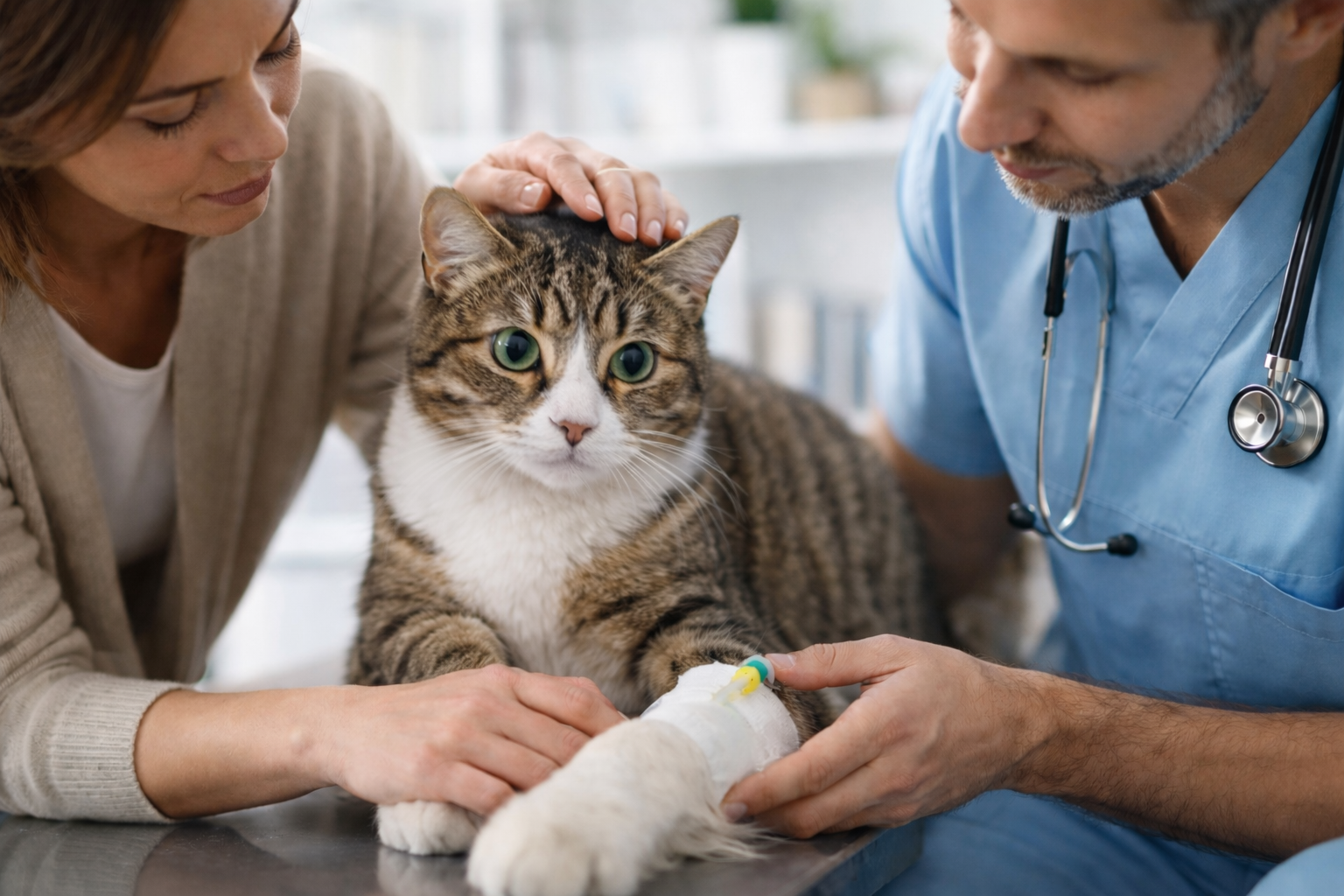 Illustratie bij blog over kattenverzekering voor oudere katten