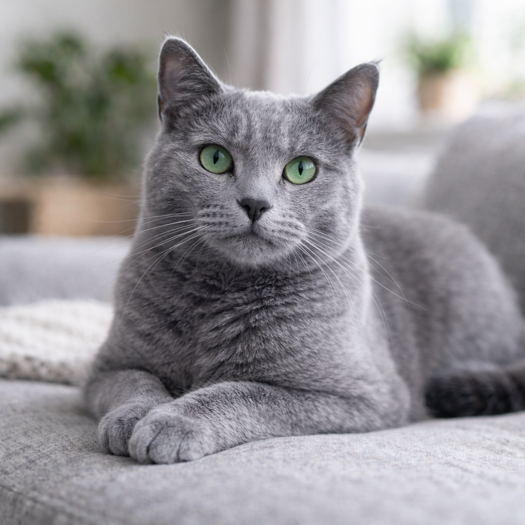 Foto van een Blauwe Rus