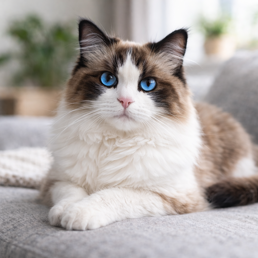 Foto van een Ragdoll